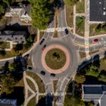 A roundabout in Keene, N.H.