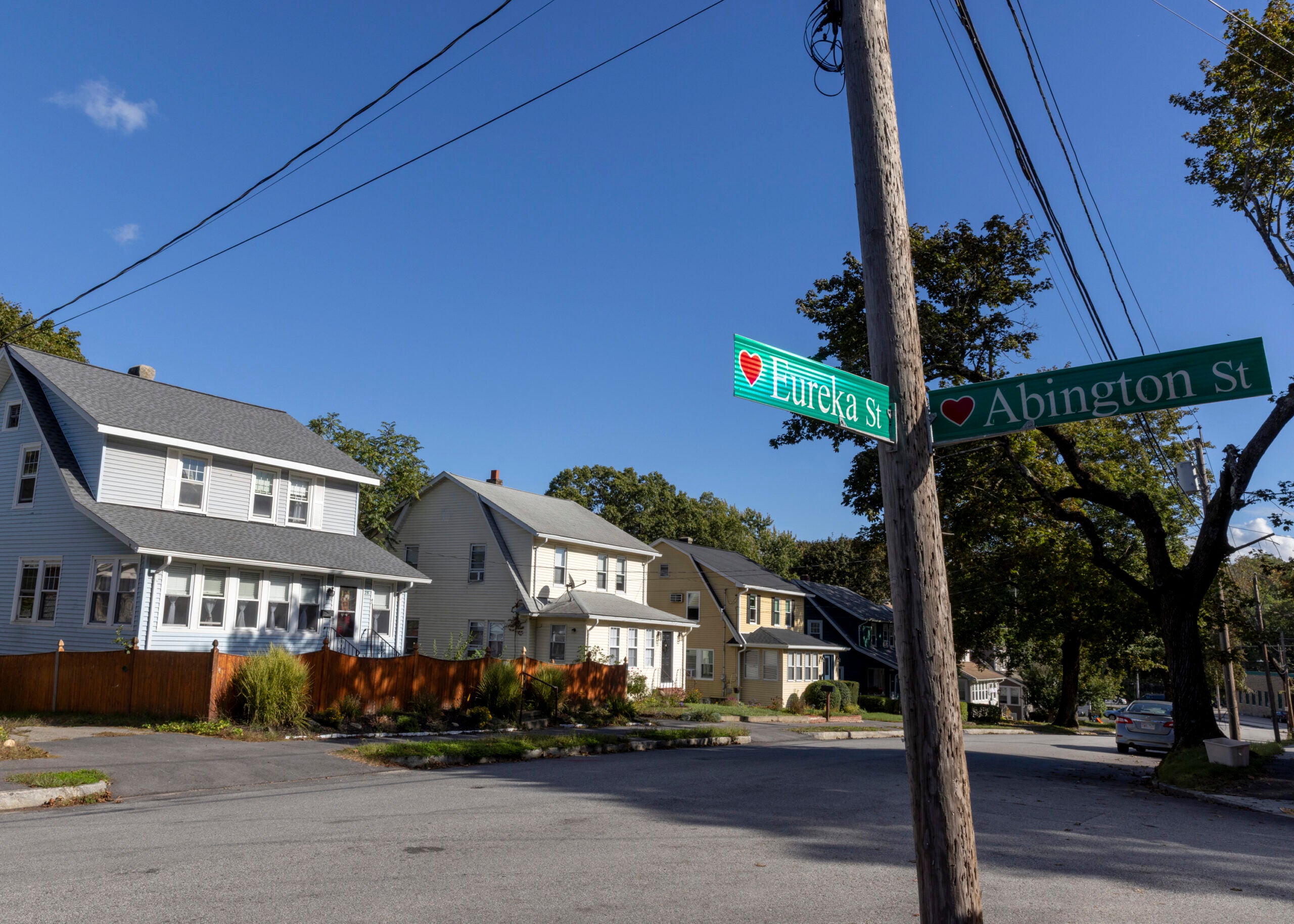 Eureka Street in Worcester, Mass.