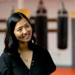 Michelle Wu Kraft Revolution stadium