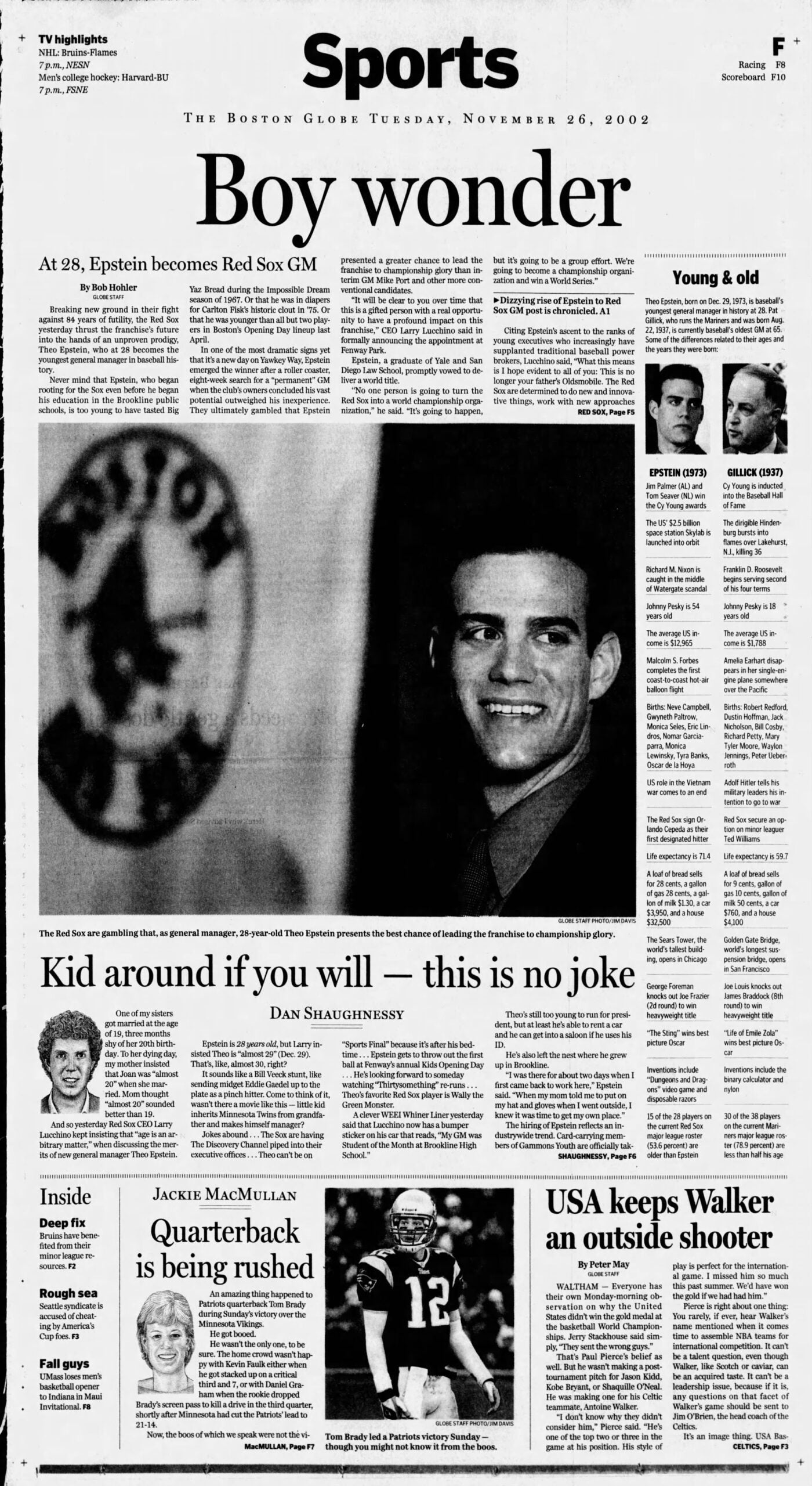 2002 Red Sox hire Theo Epstein