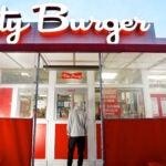 Takeout window at Tasty Burger in the Fenway
