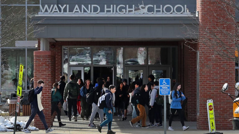 Police and school leaders in Wayland are investigating a racist incident that occurred Thursday in a boys locker room.